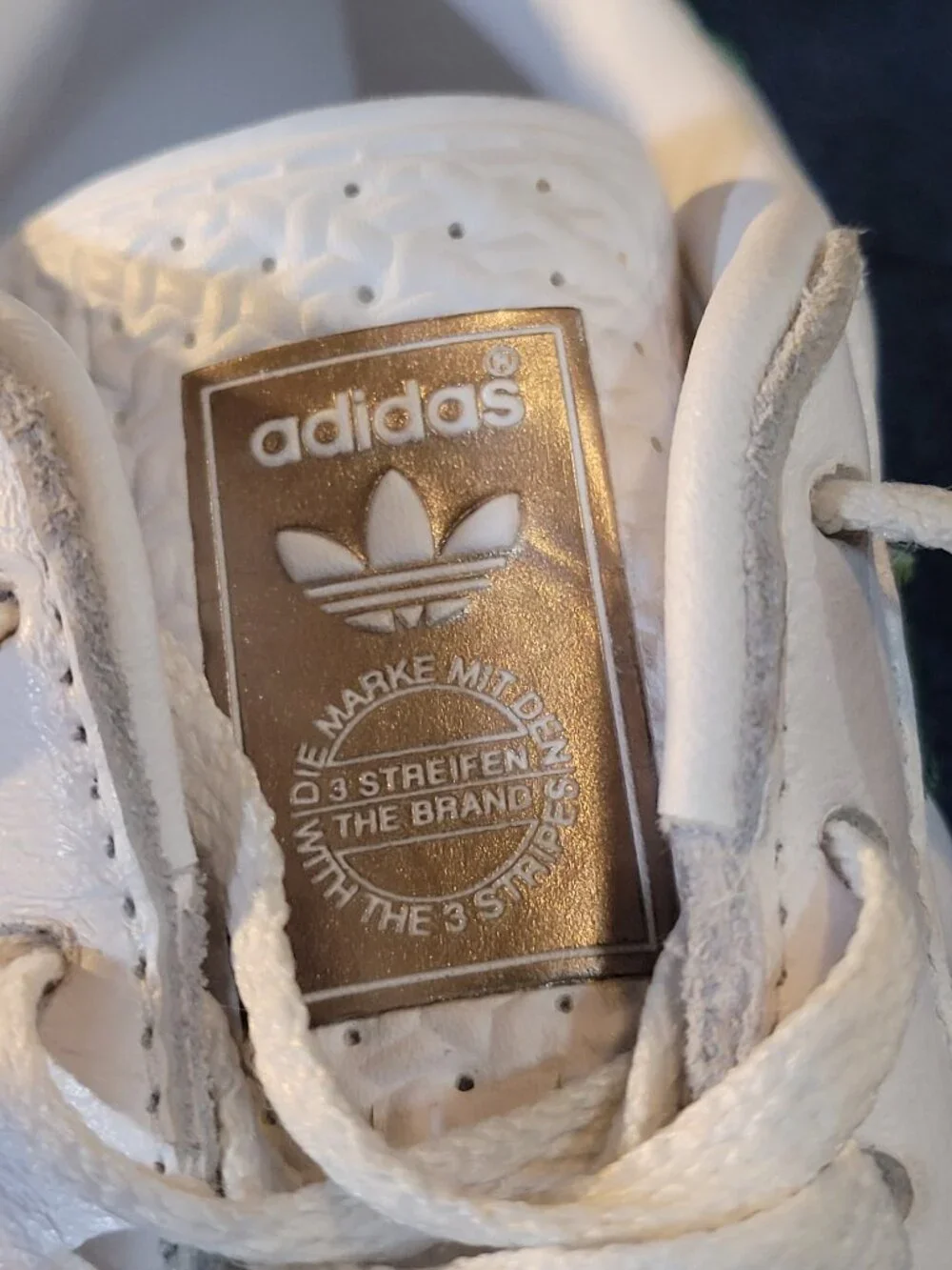 Adidas Gazelle OG Women's Size 8 White Green Black Tan Sneakers IE2957 (#2014)